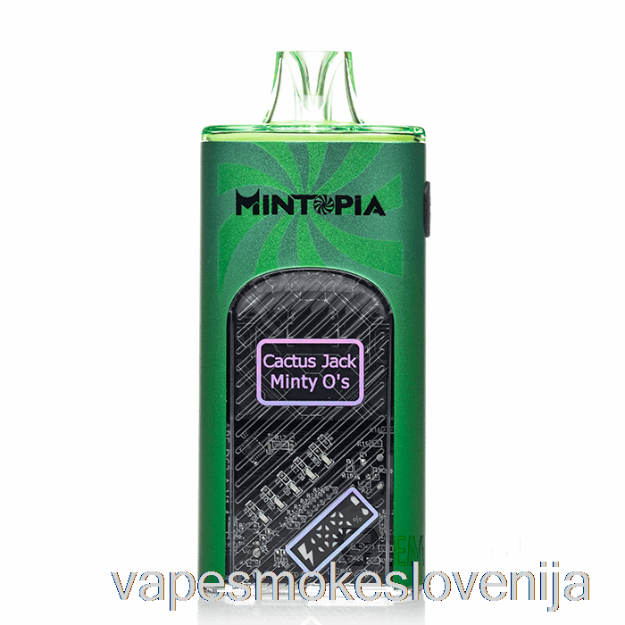 Vape Slovenija Mintopia Turbo 9000 Za Enkratno Uporabo Cactus Jack Minty O's
